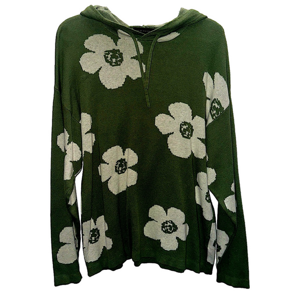 Art of Rhetoric Other - Flower Print Hoodie Art of Rhetoric Size Large